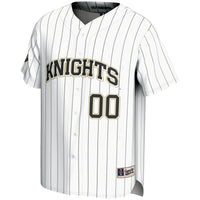 UCF Knights Baseball Jersey, White Lightweight Sportswear Jersey Shirt, Lightweight Breathable Athletic Jersey, Casual Gift for Men