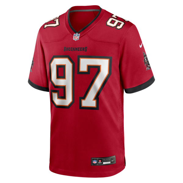 Tampa Bay Buccaneers Al-Quadin Muhammad Red Team Game Jersey