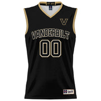 Vanderbilt Commodores Basketball Jersey, Black Sportswear Jersey Shirt, Sleeveless Athletic Tank Jersey, Casual Gift for Men