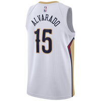 Jose Alvarado New Orleans Pelicans Basketball Jersey, White Sportswear Jersey Shirt, Sleeveless Athletic Tank Jersey, Casual Gift for Men
