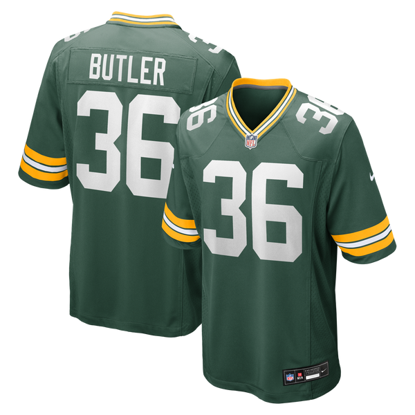 Green Bay Packers LeRoy Butler Green Retired Player Game Jersey