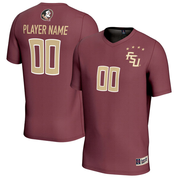 Florida State Seminoles NIL Pick-A-Player Lightweight Collegiate Soccer Fashion Jersey - Garnet