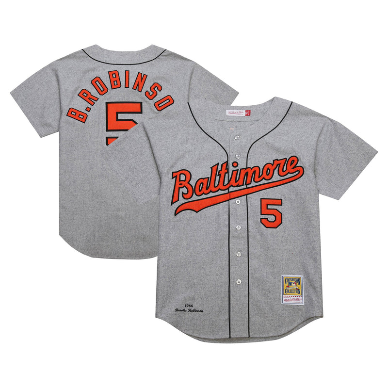 Brooks Robinson Baltimore Orioles Baseball Jersey, Gray Sportswear Jersey Shirt, Lightweight Breathable Athletic Jersey, Casual Gift for Men