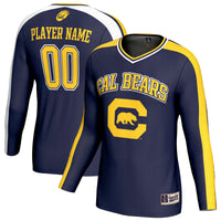 Cal Bears Volleyball Jersey, Navy Fashion Sportswear Jersey Shirt, Lightweight Breathable Athletic Jersey, Casual Gift for Men, Style 203494829