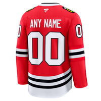 Chicago Blackhawks Hockey Jersey, Red Premium Sportswear Jersey Shirt, Long Sleeve Hockey Sweater Jersey, Casual Gift for Men, Style 202055753