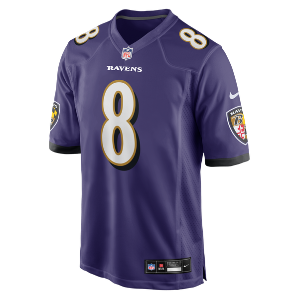 Baltimore Ravens Lamar Jackson Purple Game Jersey