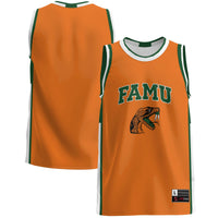 Florida A&M Rattlers Lightweight Basketball Jersey, Green Sportswear Jersey Shirt, Sleeveless Athletic Tank Jersey, Casual Gift for Men