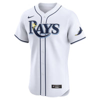 Yandy Diaz Tampa Bay Rays Baseball Jersey, White Elite Home Sportswear Jersey Shirt, Lightweight Breathable Athletic Jersey, Casual Gift for Men