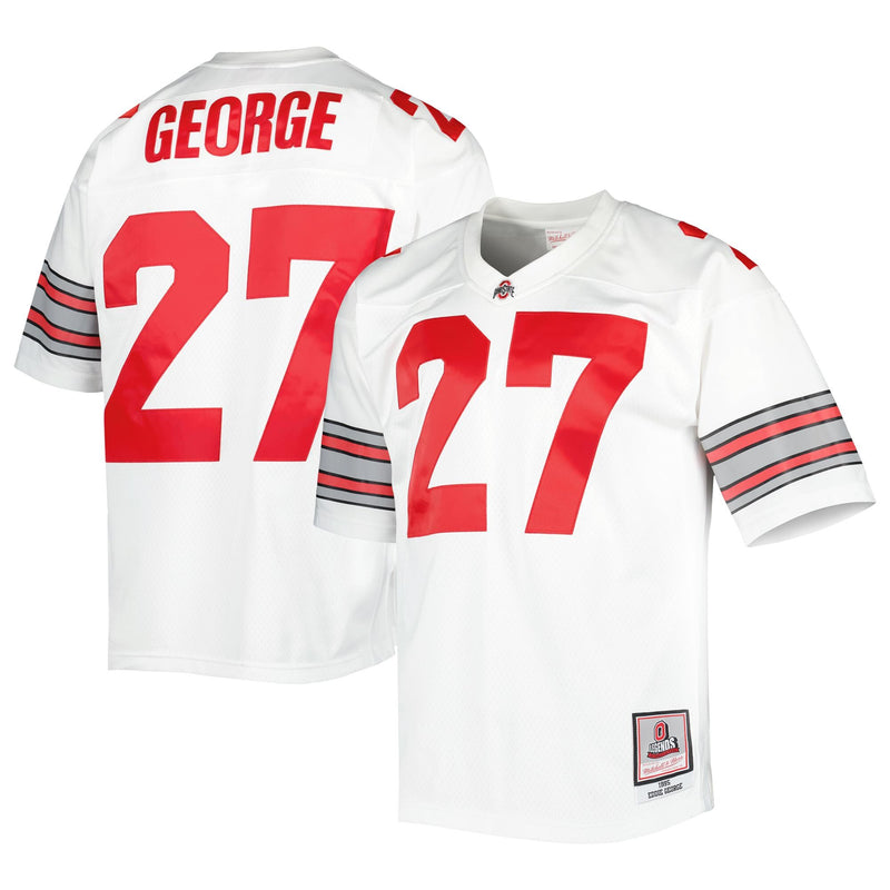 Ohio State Buckeyes Football Jersey, White Authentic Sportswear Jersey Shirt, Lightweight Breathable Athletic Jersey, Casual Gift for Men