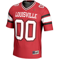 Louisville Cardinals Football Jersey, Red Sportswear Jersey Shirt, Lightweight Breathable Athletic Jersey, Casual Gift for Men, Style 200594282
