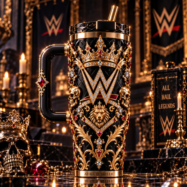 Crowned in Gold - WWE Baroque Regalia Tumbler - main