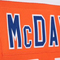 Connor McDavid Edmonton Oilers Hockey Jersey, Orange Sportswear Jersey Shirt, Long Sleeve Hockey Sweater Jersey, Casual Gift for Men