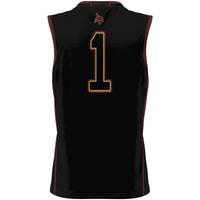 Texas State Bobcats Basketball Jersey, Black Lightweight Sportswear Jersey Shirt, Sleeveless Athletic Tank Jersey, Casual Gift for Men
