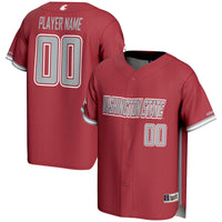 Washington State Cougars Baseball Jersey, Sportswear Jersey Shirt, Lightweight Breathable Athletic Jersey, Casual Gift for Men, Style 201141648