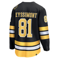 Michael Eyssimont Boston Bruins Hockey Jersey, Black Breakaway Sportswear Jersey Shirt, Long Sleeve Hockey Sweater Jersey, Casual Gift for Men