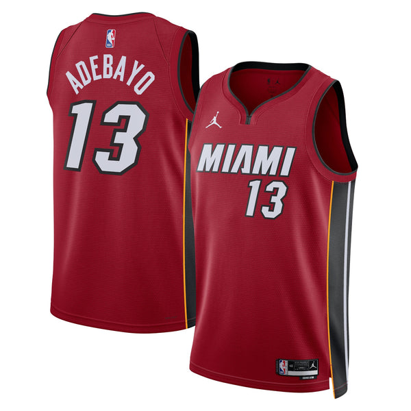 Miami Heat Statement Edition Swingman Jersey - Red - Bam Adebayo