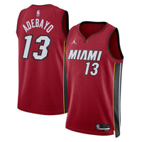 Bam Adebayo Miami Heat Basketball Jersey, Red Swingman Sportswear Jersey Shirt, Sleeveless Athletic Tank Jersey, Casual Gift for Men