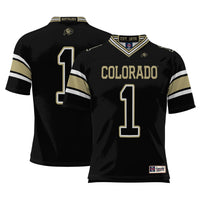 Colorado Buffaloes Endzone Football Jersey, Black Sportswear Jersey Shirt, Lightweight Breathable Athletic Jersey, Casual Gift for Men