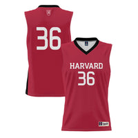 Harvard Crimson Basketball Jersey, Lightweight Sportswear Jersey Shirt, Sleeveless Athletic Tank Jersey, Casual Gift for Men