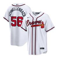 Spencer Schwellenbach Atlanta Baseball Jersey, Sportswear Jersey Shirt, Lightweight Athletic Jersey, Casual Gift for Men, Style 2001978378