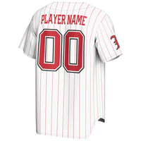 Louisville Cardinals Baseball Jersey, White Lightweight Sportswear Jersey Shirt, Lightweight Breathable Athletic Jersey, Casual Gift for Men