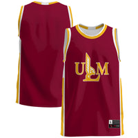 ULM Warhawks Basketball Jersey, Maroon Lightweight Sportswear Jersey Shirt, Sleeveless Athletic Tank Jersey, Casual Gift for Men