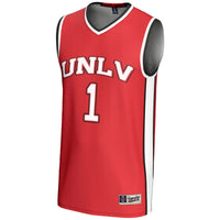 UNLV Rebels Basketball Jersey, Scarlet Lightweight Sportswear Jersey Shirt, Sleeveless Athletic Tank Jersey, Casual Gift for Men