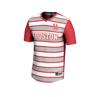 Houston Cougars Soccer Jersey, Red Fashion Lightweight Sportswear Jersey Shirt, Lightweight Breathable Athletic Jersey, Casual Gift for Men