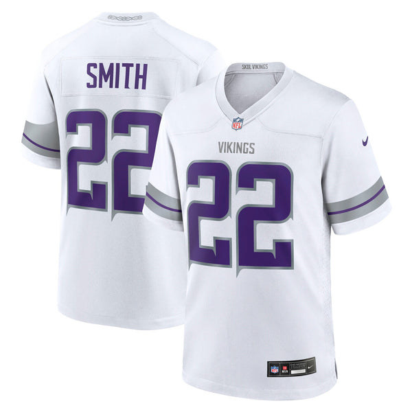 Minnesota Vikings Harrison Smith White Alternate Game Jersey