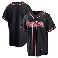 Cleveland Guardians Baseball Jersey, Black Replica Fashion Sportswear Jersey Shirt, Lightweight Breathable Athletic Jersey, Casual Gift for Men
