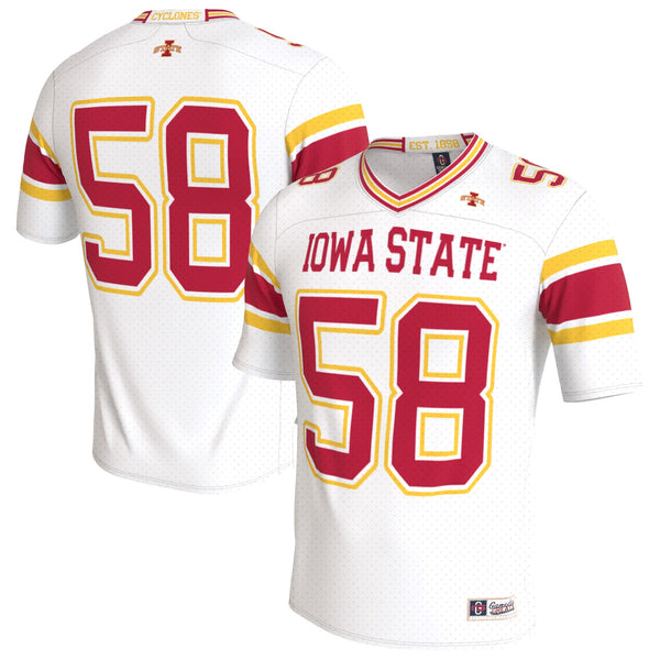 Iowa State Cyclones Lightweight Collegiate Football Whiteout Fashion Jersey