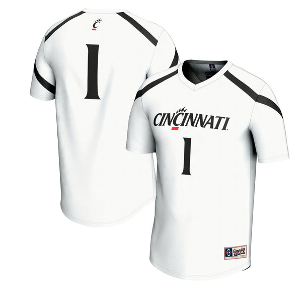 #1 Cincinnati Bearcats Lacrosse Fashion Jersey - White