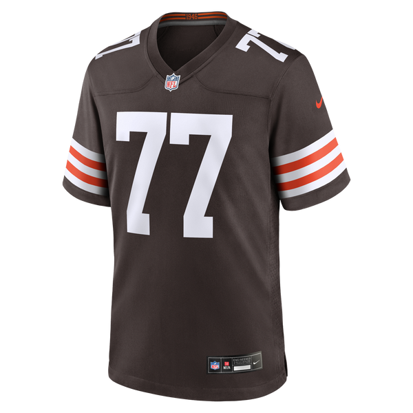 Cleveland Browns Zion Johnson Brown Team Game Jersey