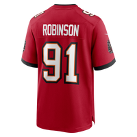 A'Shawn Robinson Tampa Bay Buccaneers Football Jersey, Red Sportswear Jersey Shirt, Lightweight Breathable Athletic Jersey, Casual Gift for Men