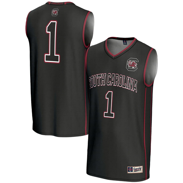 #1 South Carolina Gamecocks Lightweight Basketball Jersey - Black