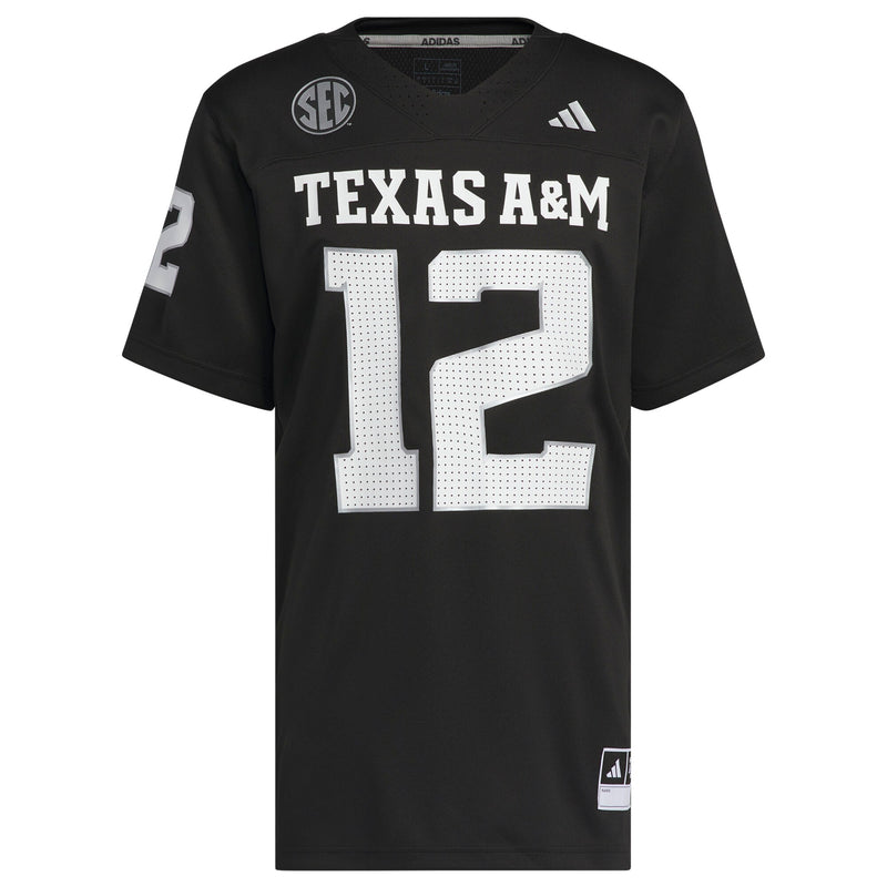 Texas A&M Aggies Football Jersey, Black Alternate Sportswear Jersey Shirt, Lightweight Breathable Athletic Jersey, Casual Gift for Men