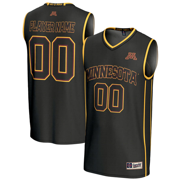 Minnesota Golden Gophers Lightweight Collegiate Basketball NIL Pick-A-Player Fashion Jersey - Black