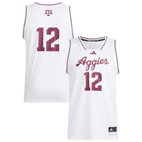 Texas A&M Aggies Basketball Jersey, White Replica Swingman Sportswear Jersey Shirt, Sleeveless Athletic Tank Jersey, Casual Gift for Men