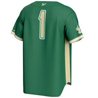 South Florida Bulls Baseball Jersey, Green Sportswear Jersey Shirt, Lightweight Breathable Athletic Jersey, Casual Gift for Men, Style 201141763