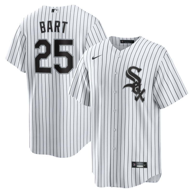 Joey Bart Chicago White Sox Baseball Jersey, Replica Home Sportswear Jersey Shirt, Lightweight Breathable Athletic Jersey, Casual Gift for Men
