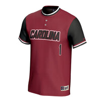 South Carolina Gamecocks Softball Jersey, Garnet Fashion Sportswear Jersey Shirt, Lightweight Breathable Athletic Jersey, Casual Gift for Men