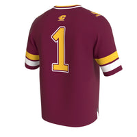 Central Michigan Chippewas Football Jersey, Maroon Fashion Sportswear Jersey Shirt, Lightweight Breathable Athletic Jersey, Casual Gift for Men
