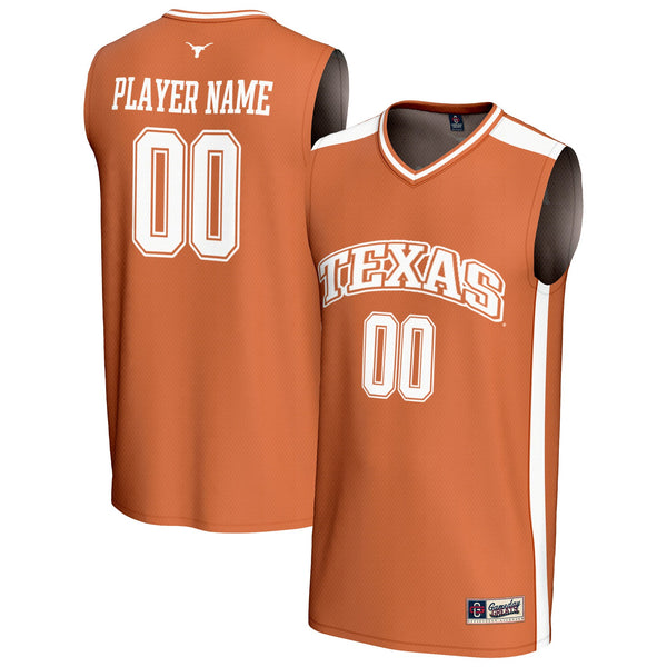 Texas Longhorns NIL Pick-A-Player Lightweight Basketball Fashion Jersey - Burnt Orange