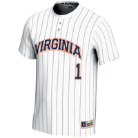 Virginia Cavaliers Softball Jersey, White Sportswear Jersey Shirt, Lightweight Breathable Athletic Jersey, Casual Gift for Men, Style 200146402