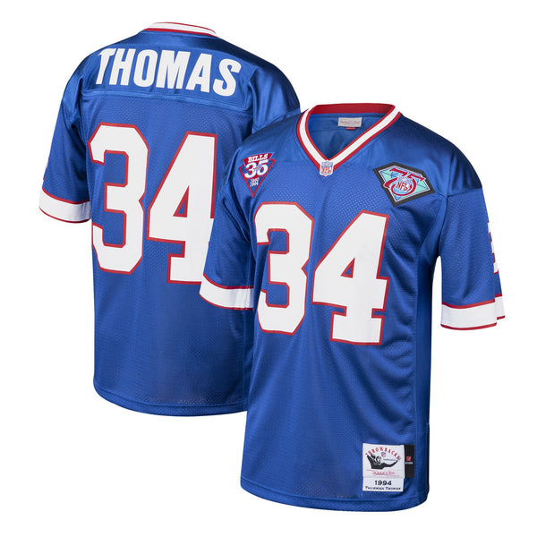 Buffalo Bills 1985 Thurman Thomas Royal Authentic Throwback Retired Player Jersey