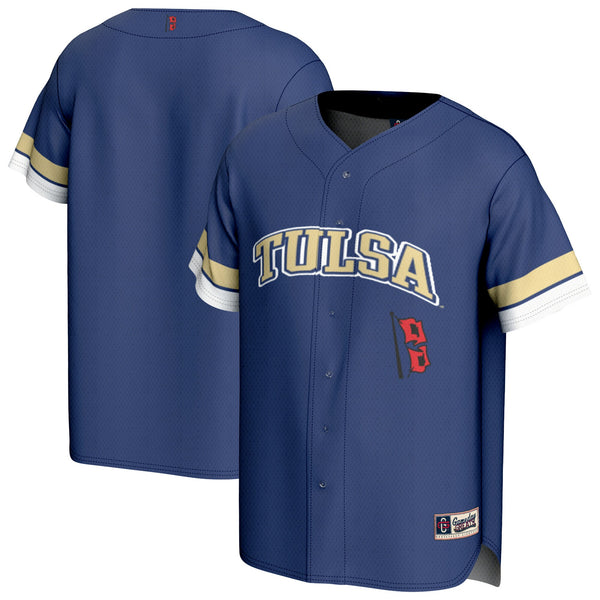 Tulsa Golden Hurricane Baseball Jersey - Royal