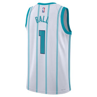 LaMelo Ball Charlotte Hornets Basketball Jersey, White Swingman Sportswear Jersey Shirt, Sleeveless Athletic Tank Jersey, Casual Gift for Men