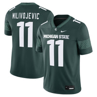 Michigan State Spartans Football Jersey, Sportswear Jersey Shirt, Lightweight Breathable Athletic Jersey, Casual Gift for Men, Style 204338177
