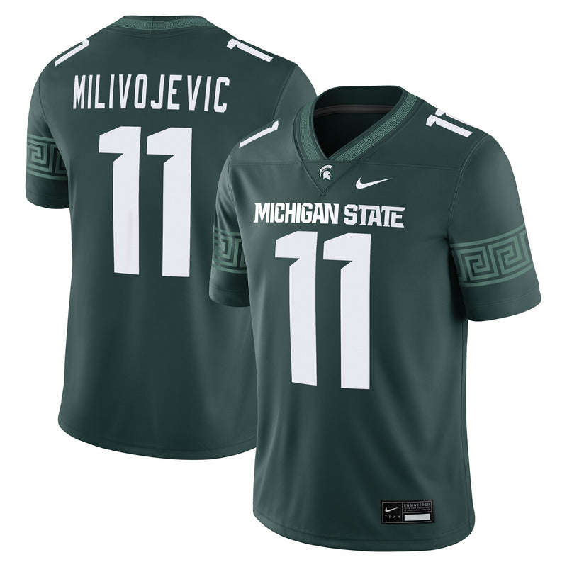 Michigan State Spartans Football Jersey, Sportswear Jersey Shirt, Lightweight Breathable Athletic Jersey, Casual Gift for Men, Style 204338177