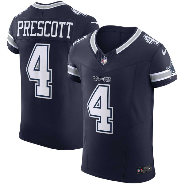 Dallas Cowboys Dak Prescott Navy Team Elite Jersey